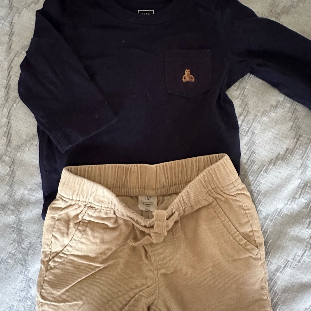 GAP Kids Matching Set - Navy and Tan